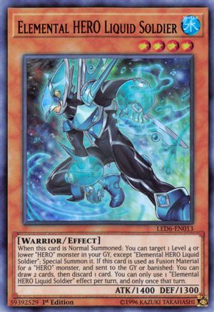 Elemental HERO Liquid Soldier (LED6-EN013) - Legendary Duelists: Magical Hero Unlimited