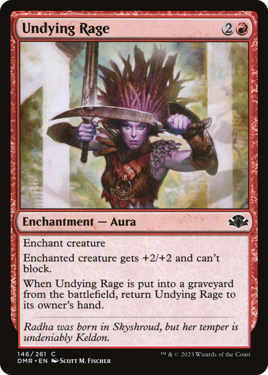 Undying Rage (DMR-146) - [Dominaria Remastered] Foil