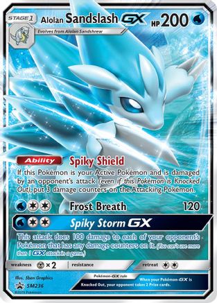 Alolan Sandslash GX - SM236 SM236/248 - [SM Promos] Holofoil