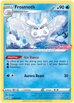 Frosmoth - SWSH007 (Prerelease) SWSH007/307 - [SWSH Sword & Shield Promo Cards] Holofoil