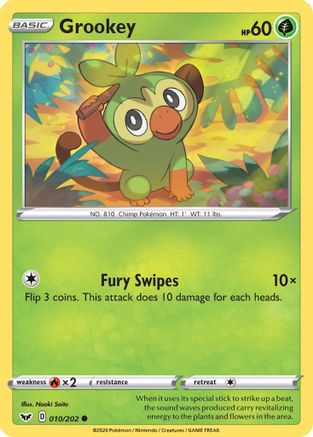 Grookey (010/202) [Épée et bouclier : ensemble de base] 