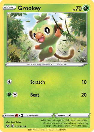 Grookey (011/202) [Épée et bouclier : ensemble de base] 