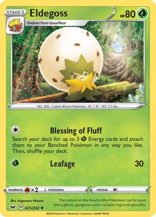 Eldegoss (021/202) [Épée et bouclier : ensemble de base] 