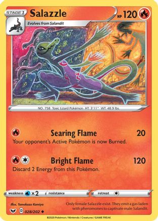 Salazzle (028/202) [Épée et bouclier : ensemble de base] 