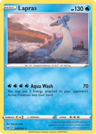 Lapras 48/202 - [SWSH01 Sword & Shield Base Set]