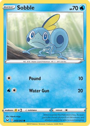 Sobble (055/202) [Épée et bouclier : ensemble de base] 