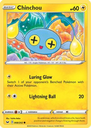 Chinchou (068/202) [Épée et bouclier : ensemble de base] 