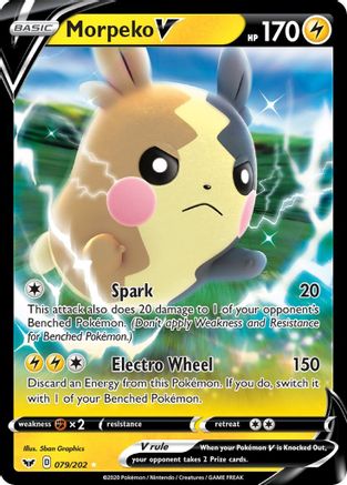 Morpeko V 79/202 - [SWSH01 Sword & Shield Base Set] Holofoil