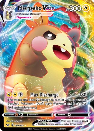 Morpeko VMAX (080/202) [Épée et bouclier : ensemble de base] 