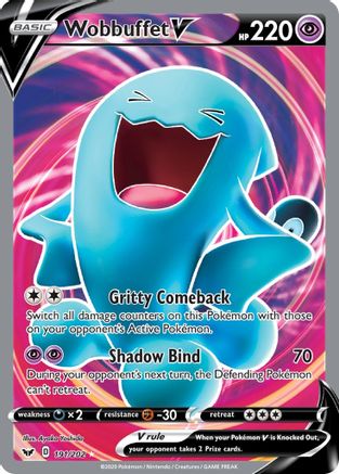 Wobbuffet V (191/202) [Épée et bouclier : ensemble de base] 