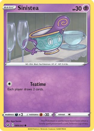 Sinistea (089/202) [Épée et bouclier : ensemble de base] 