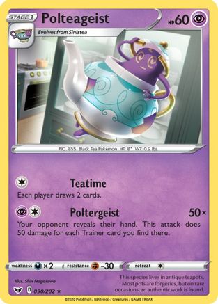 Polteageist 90/202 - [SWSH01 Sword & Shield Base Set]