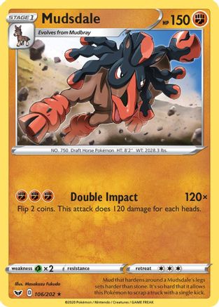 Mudsdale (106/202) [Épée et bouclier : ensemble de base] 