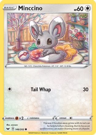 Minccino (146/202) [Épée et bouclier : ensemble de base] 