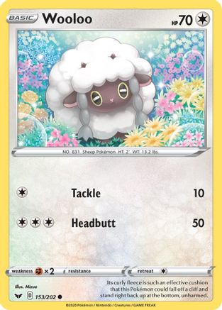 Wooloo (153/202) [Épée et bouclier : ensemble de base] 