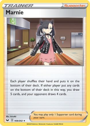 Marnie 169/202 - [SWSH01 Sword & Shield Base Set] Holofoil