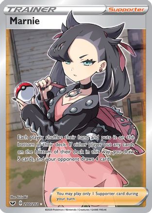 Marnie (Full Art) 200/202 - [SWSH01 Sword & Shield Base Set] Holofoil