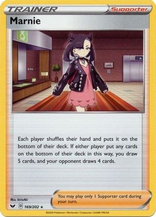 Marnie (169/202) (Exclusivité Theme Deck) [Épée et Bouclier : Ensemble de Base] 