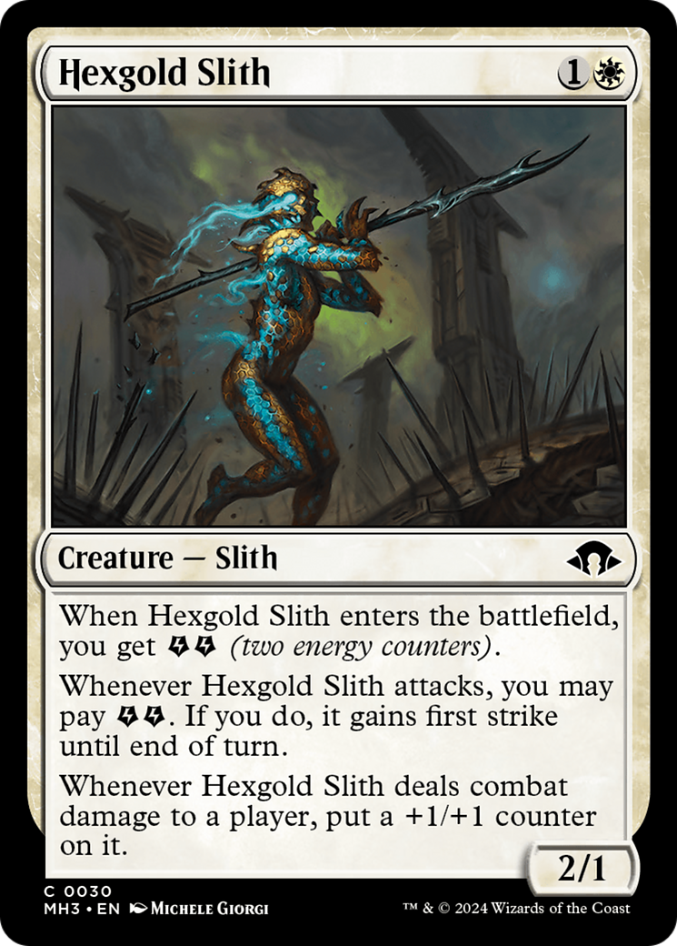 Hexgold Slith (MH3-030) - [Modern Horizons 3] Foil
