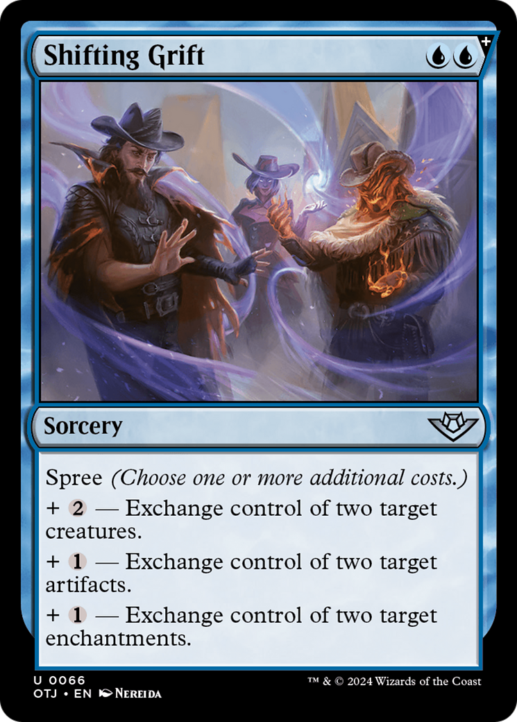 Shifting Grift (OTJ-066) - [Hors-la-loi de Thunder Junction] : (spree) Foil 