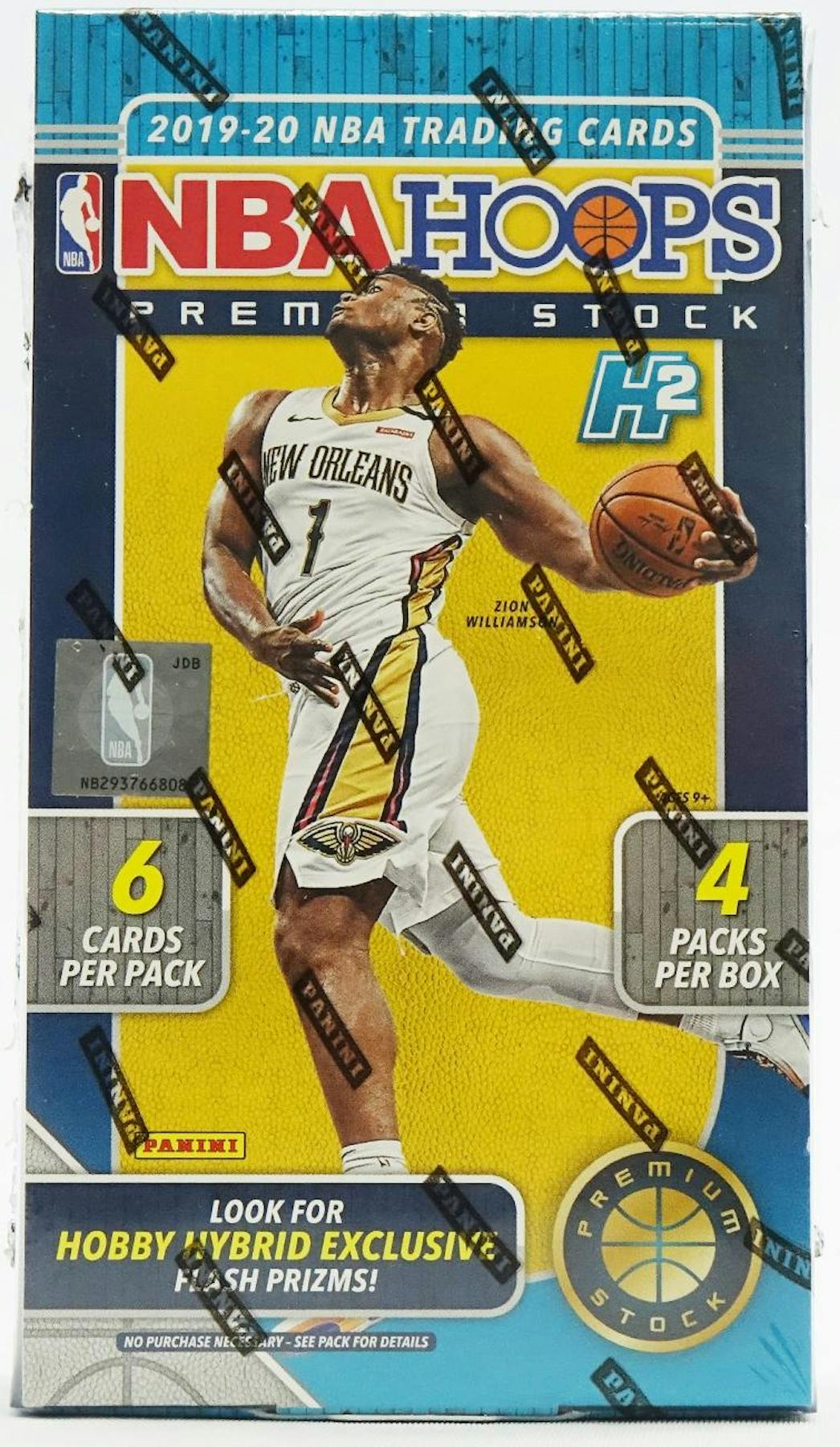 Panini | 2019-20 Hoops Premium Stock Basketball Hobby Hybrid Box