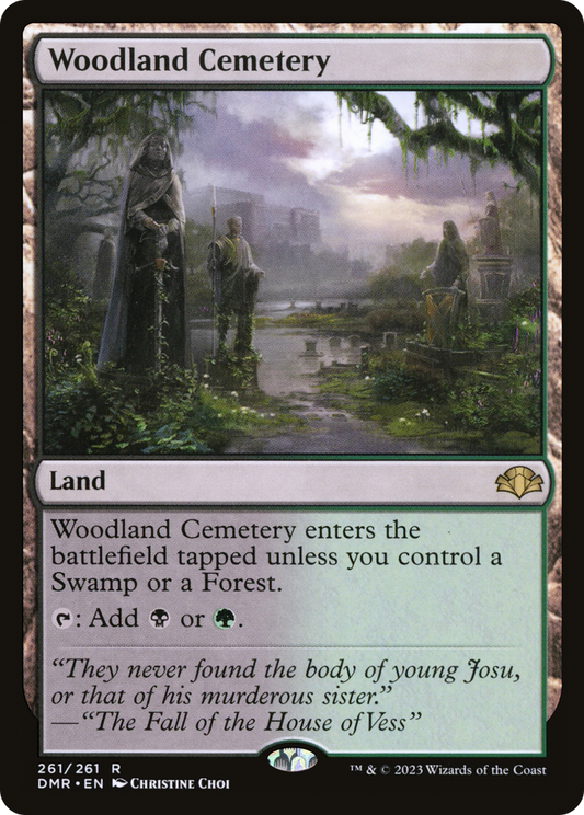 Woodland Cemetery (DMR-261) - [Dominaria Remastered] Foil