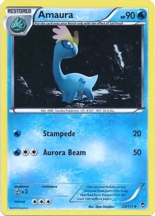 Amaura (25/111) (Cosmos Holo) [XY : Poings furieux] 