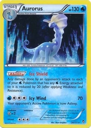Aurorus (26/111) (Cosmos Holo) [XY : Poings furieux] 