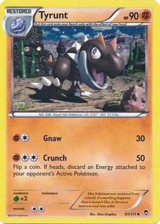 Tyrunt - 61/111 (Cosmos Holo) 61 - [Miscellaneous Cards & Products] Holofoil