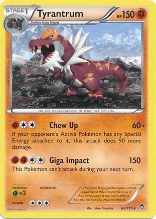 Tyrantrum - 62/111 (Cosmos Holo) 62 - [Miscellaneous Cards & Products] Holofoil