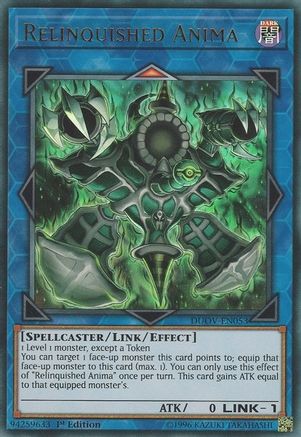 Relinquished Anima (DUOV-EN053) - Duel Overload 1st Edition