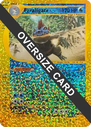 Feraligatr - 2/12 (Box Topper) - [Jumbo Cards] Reverse Holofoil