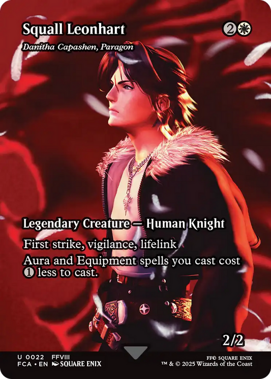 Danitha Capashen, Paragon (FCA-022) - [FINAL FANTASY: Through the Ages] / Squall Leonhart (Borderless) Foil