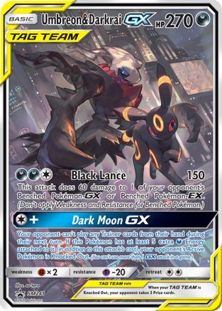 Umbreon &amp; Darkrai GX (SM241) [Soleil et Lune : Promos Black Star] 