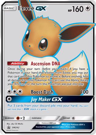 Eevee GX (SM242) [Sun & Moon: Black Star Promos]