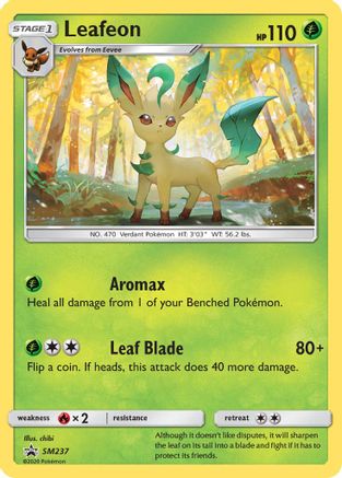 Leafeon (SM237) [Soleil et Lune : Promos Black Star] 