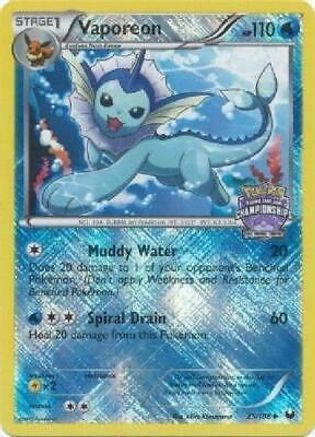 Vaporeon - 25/108 (State Championships) - [League & Championship Cards] Reverse Holofoil