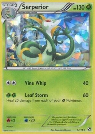 Serperior - 5/114 (Cracked Ice Holo) - [Deck Exclusives] Holofoil
