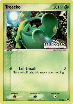 Treecko (70/106) (Gen Con Les quatre meilleurs jours de promotion de jeu) [EX : Émeraude] 