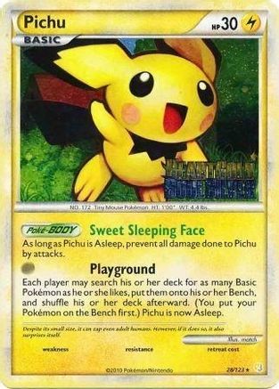 Pichu (28/123) (Avant-première Promo) [Nintendo : Black Star Promos] 