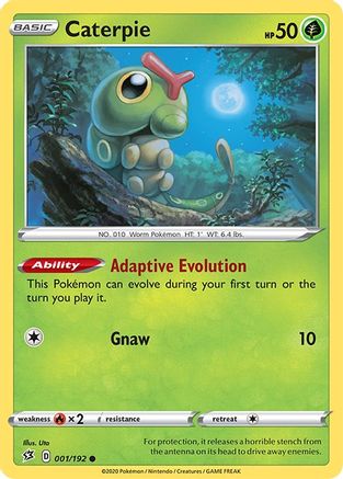 Caterpie (001/192) [Épée et bouclier : Rebel Clash] 