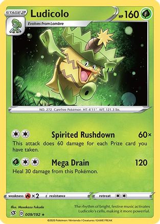 Ludicolo (009/192) [Épée et Bouclier : Rebel Clash] 