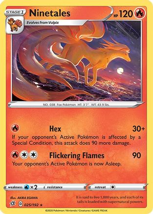 Ninetales 25/192 - [SWSH02 Rebel Clash]