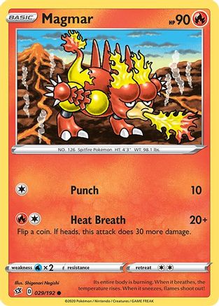 Magmar 29/192 - [SWSH02 Rebel Clash]