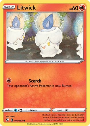 Litwick (031/192) [Épée et Bouclier : Rebel Clash] 