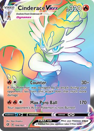 Cinderace VMAX (Secret)/192 - [SWSH02 Rebel Clash] Holofoil