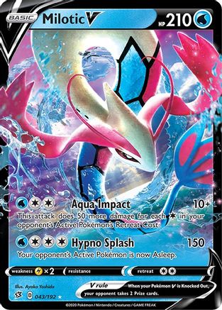 Milotic V (043/192) [Épée et Bouclier : Rebel Clash] 