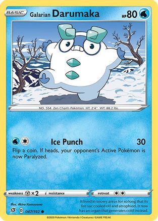 Galarian Darumaka 47/192 - [SWSH02 Rebel Clash]