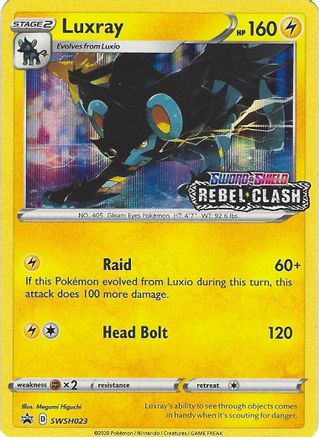Luxray - SWSH023 (Prerelease) SWSH023/307 - [SWSH Sword & Shield Promo Cards] Holofoil