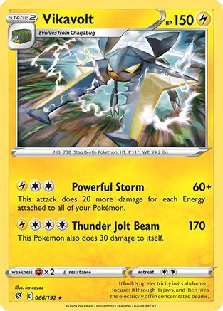 Vikavolt 66/192 - [SWSH02 Rebel Clash] Holofoil